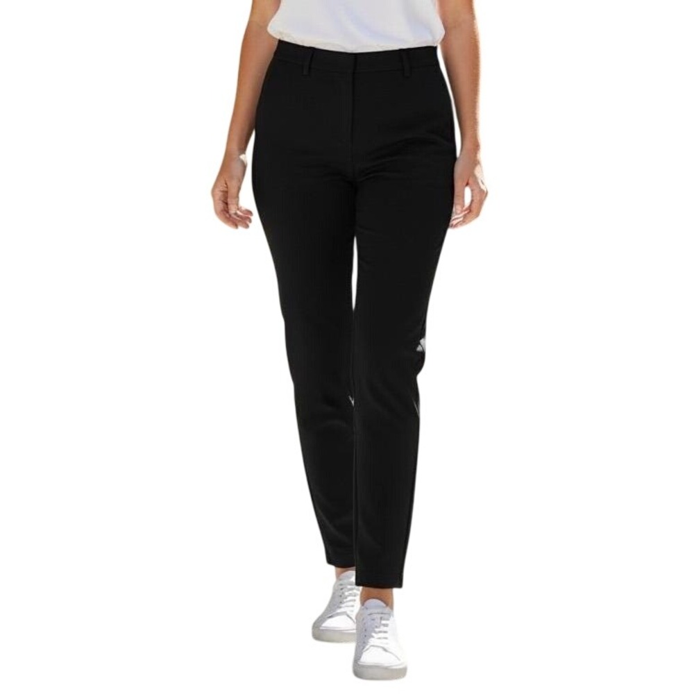 Lafayette 148 New York Bleecker Black‎ Wool Blend Trousers Pants Size 8